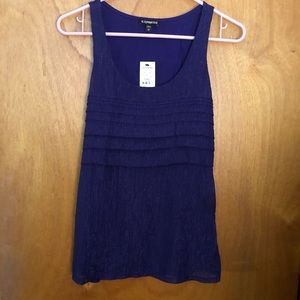 Express Purple Shimmery Tank